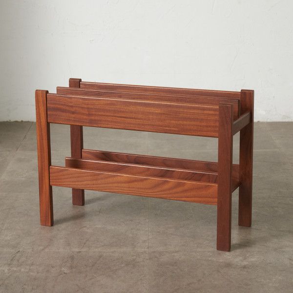 楽天市場】レア ノルウェー BRUKSBO マガジンラック ローズウッド 北欧