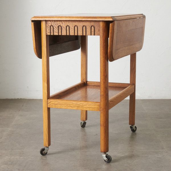 楽天市場】英国 ヴィンテージ キャスター ワゴン 折りたたみ トロリー