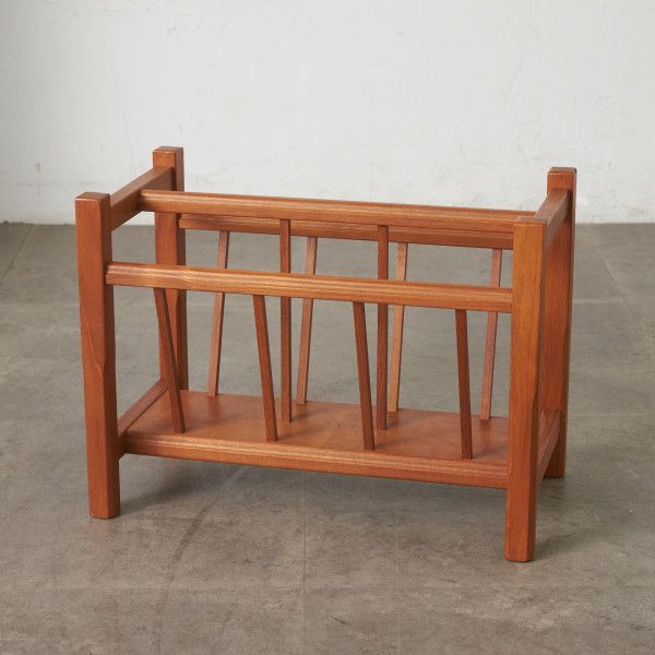 楽天市場】レア ノルウェー BRUKSBO マガジンラック ローズウッド 北欧