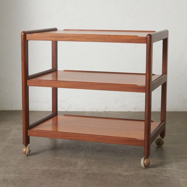 楽天市場】英国 ヴィンテージ キャスター ワゴン 折りたたみ トロリー