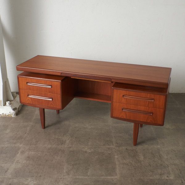 楽天市場】二葉家具 ジャパン ヴィンテージ 片袖 デスク チーク 木製