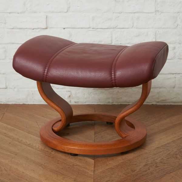 エコーネス EKORNES オットマン　レザー エコーネス/EKORNES ストレスレスチェア オットマン ロイヤル 本革