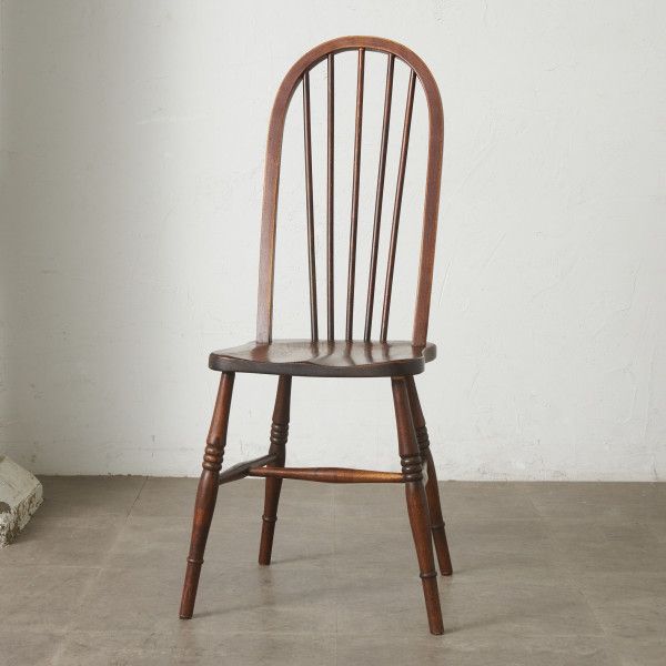 英国アンティーク◇古木キッチンチェアa/無垢材ダイニングチェア/椅子イス/店舗什器/ディスプレイ/イギリスヴィンテージ/ビンテージ家具 英国 アンティーク キッチンチェア エルム ビーチ 無垢材