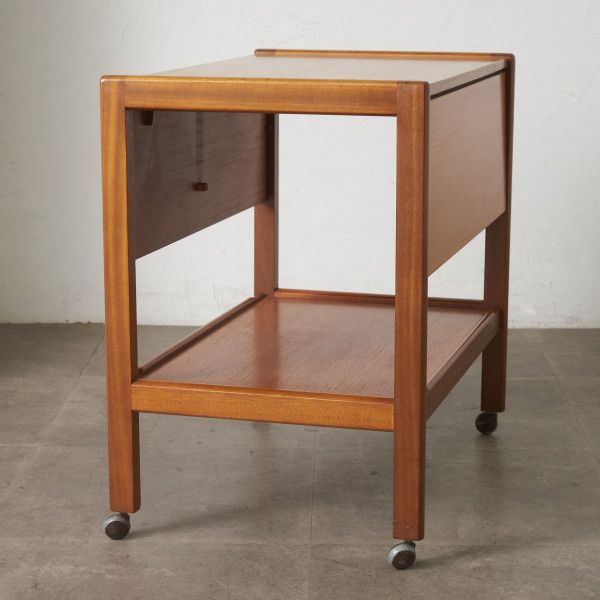 楽天市場】英国 ヴィンテージ キャスター ワゴン 折りたたみ トロリー