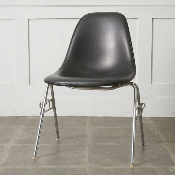 B【Herman Miller 】イームズ サイドシェルチェア ヴィンテージ 1950-70's Herman Miller イームズ スクールベース サイドシェルチェア