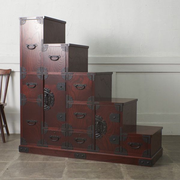 楽天市場】伝統工芸 軽井沢彫り 桜彫刻 5段 チェスト 細密 木彫刻 無垢