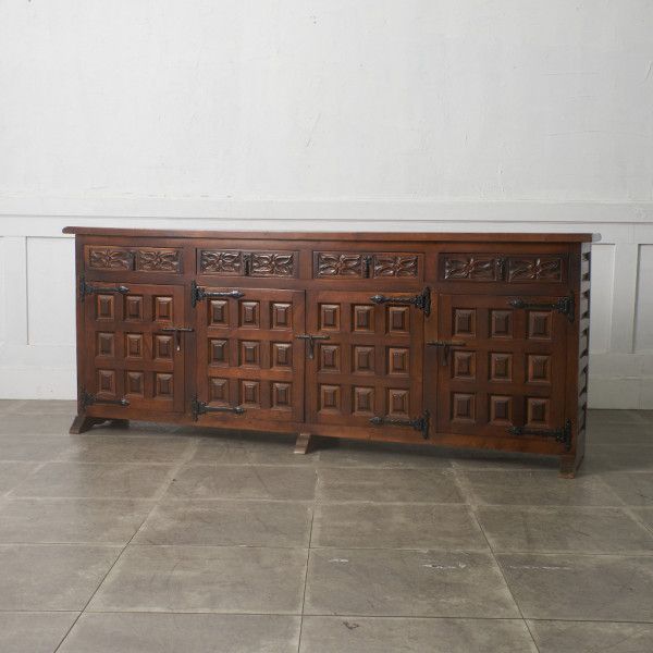 時代物 李朝箪笥 バンダジ 骨董品 飾り台 時代金具 木製チェスト 金庫