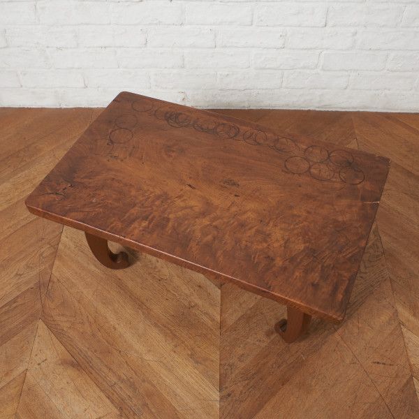 楽天市場】2点セット 紫檀 無垢材 サイドテーブル 唐木 花台 透かし