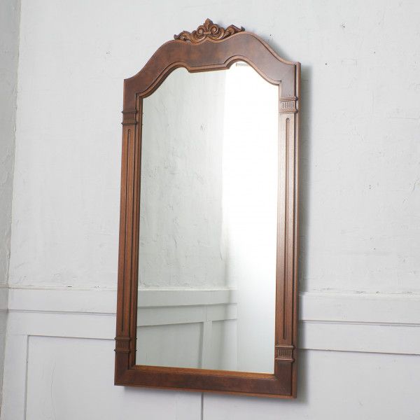 楽天市場】ポラダ ENIGMA ウォールミラー 木製 チェリー 壁掛け 鏡