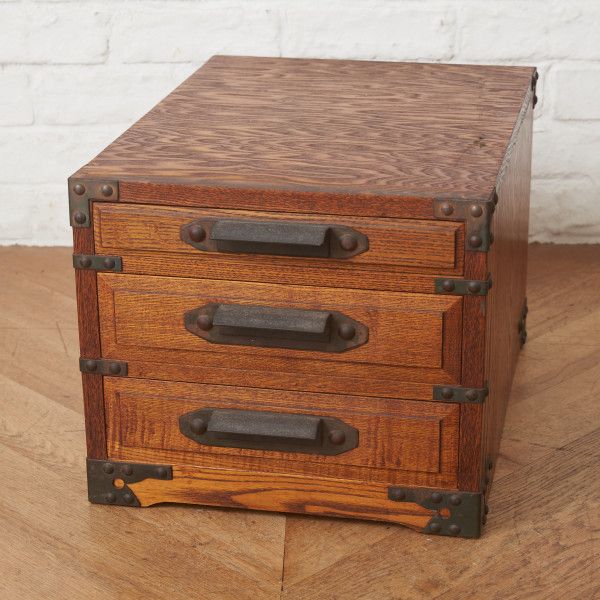 楽天市場】時代箪笥 和箪笥 チェスト 鉄脚 ローボード 黒檀 引き出し