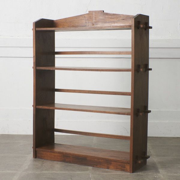 楽天市場】年代物 ブックケース 本棚 キャビネット オーク 飾り棚 洋館