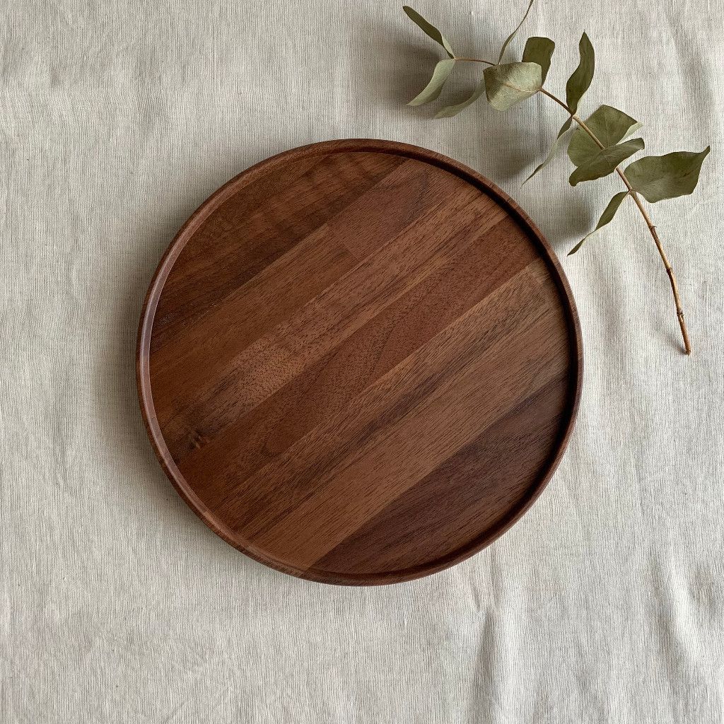 送料込み Wood Tray 22cm ウォールナット HASAMI PORCELAIN トレー 木製 皿 プレート シンプル ハサミポーセリン 食器 キッチン 51269