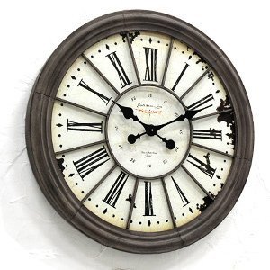 BX-92 ルーヴル ラージクロック ウォールクロック 掛け時計 アンティーク スタイル 壁掛け 時計 アンティーク 風 46586