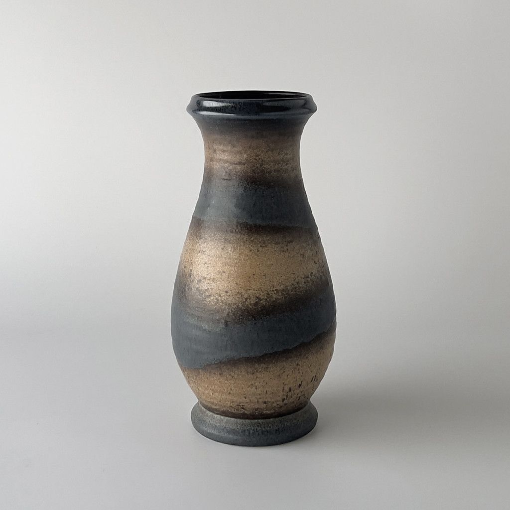西ドイツ German Art Pottery ヴィンテージ フラワーベース BAy KERAMIK 花器 陶器 花瓶 オブジェ ディスプレイ アートポタリー 91006