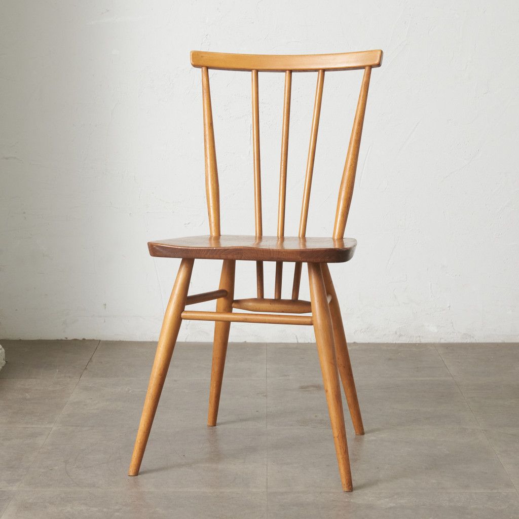 ercol スティックバックチェア ヴィンテージ 英国 アーコール エルム ウィンザーチェア 曲木 椅子 コムバック ダイニングチェア 88736