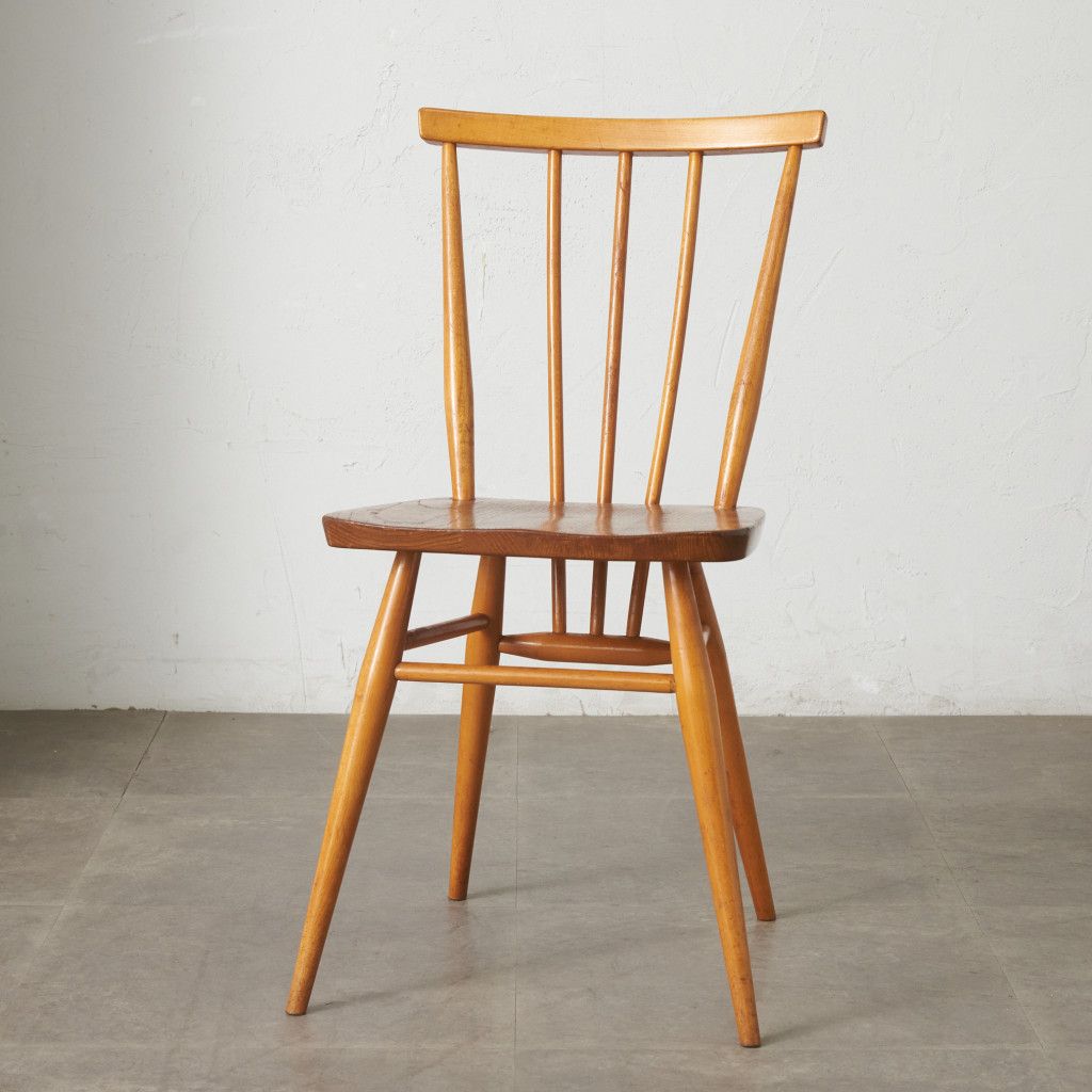ercol スティックバックチェア ヴィンテージ 英国 アーコール エルム ウィンザーチェア 曲木 椅子 コムバック ダイニングチェア 88562
