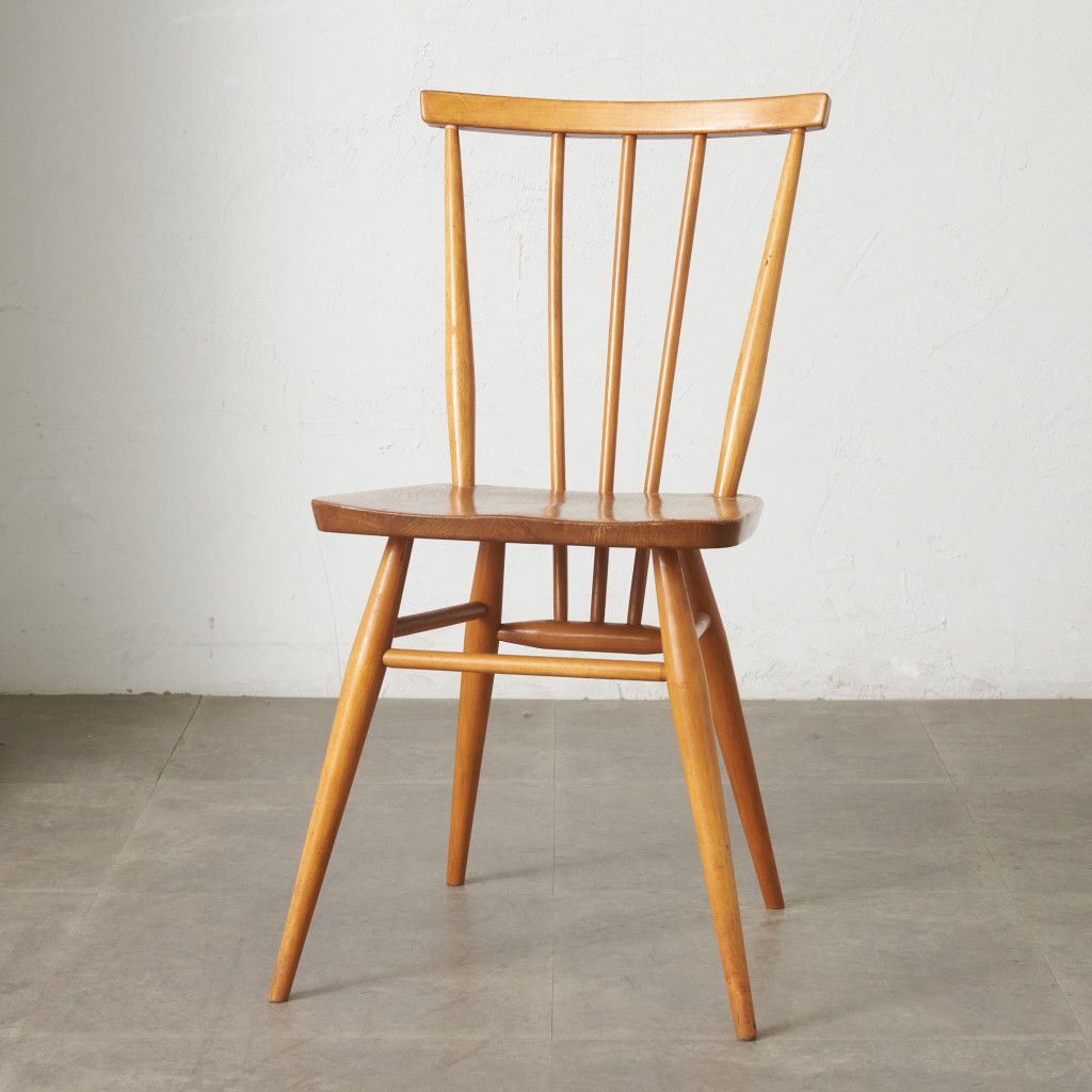 ercol スティックバックチェア ヴィンテージ 英国 アーコール エルム ウィンザーチェア 曲木 椅子 コムバック ダイニングチェア 91191