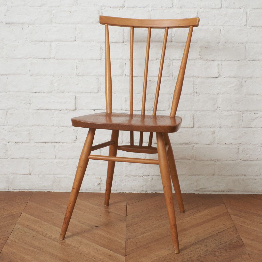 ercol スティックバックチェア ヴィンテージ 英国 アーコール エルム ウィンザーチェア 曲木 椅子 コムバック ダイニングチェア 92626