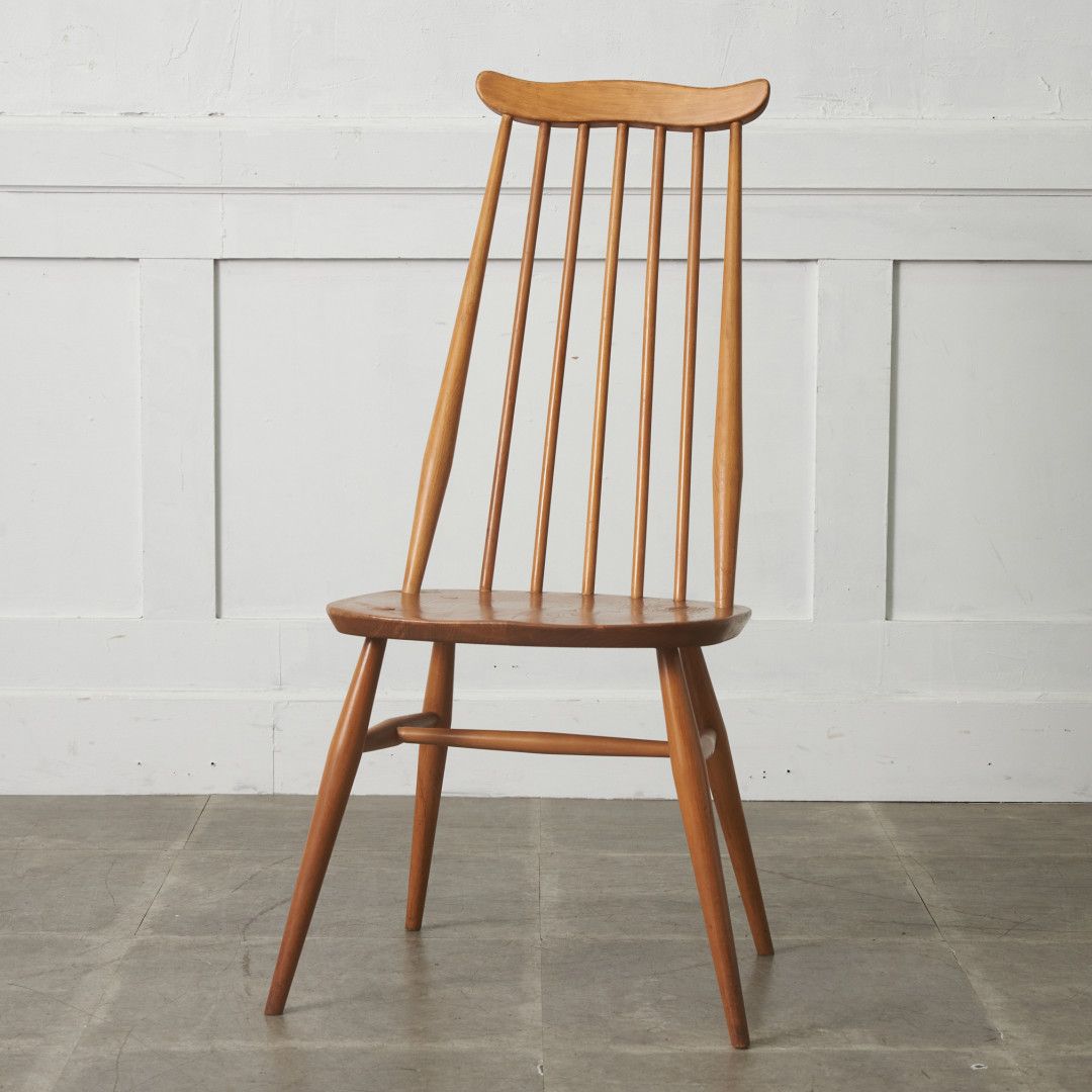 ERCOL ゴールドスミスチェア 英国 ヴィンテージ ダイニングチェア 椅子 ウィンザー チェア 木製 アーコール エルム ビンテージ 92673