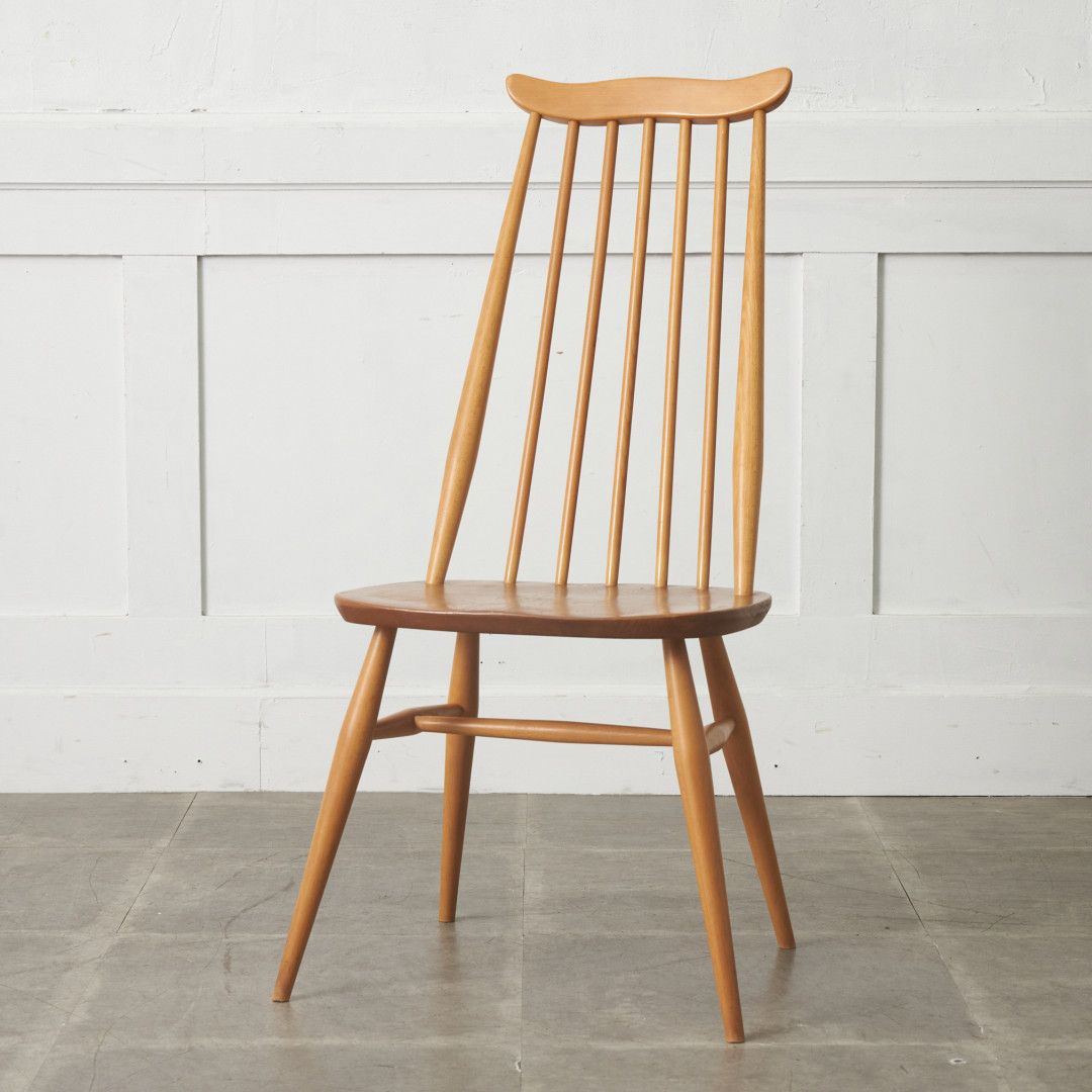 ERCOL ゴールドスミスチェア 英国 ヴィンテージ ダイニングチェア 椅子 ウィンザー チェア 木製 アーコール エルム ビンテージ 92682