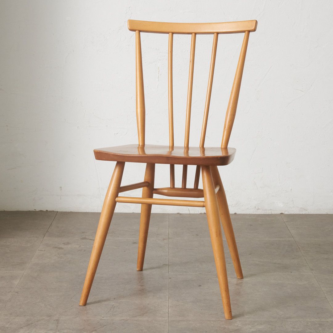 ercol スティックバックチェア ヴィンテージ 英国 アーコール エルム ウィンザーチェア 曲木 椅子 コムバック ダイニングチェア 98677