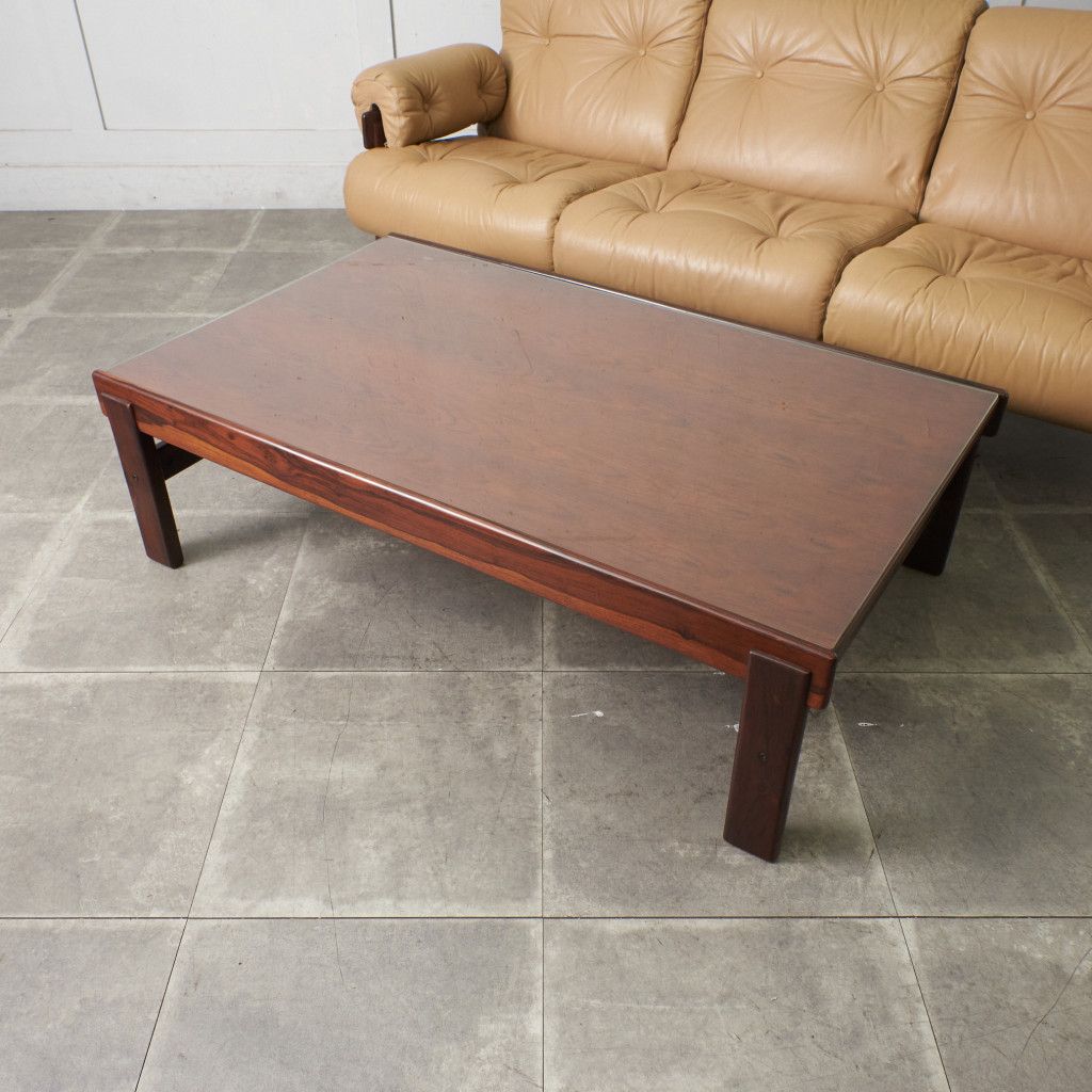 ブラジル ITALMA WOOD ART コーヒーテーブル ヴィンテージ Jean Gillon ローズウッド センターテーブル スカンジナビアン モダン 81444|rocca rocca
