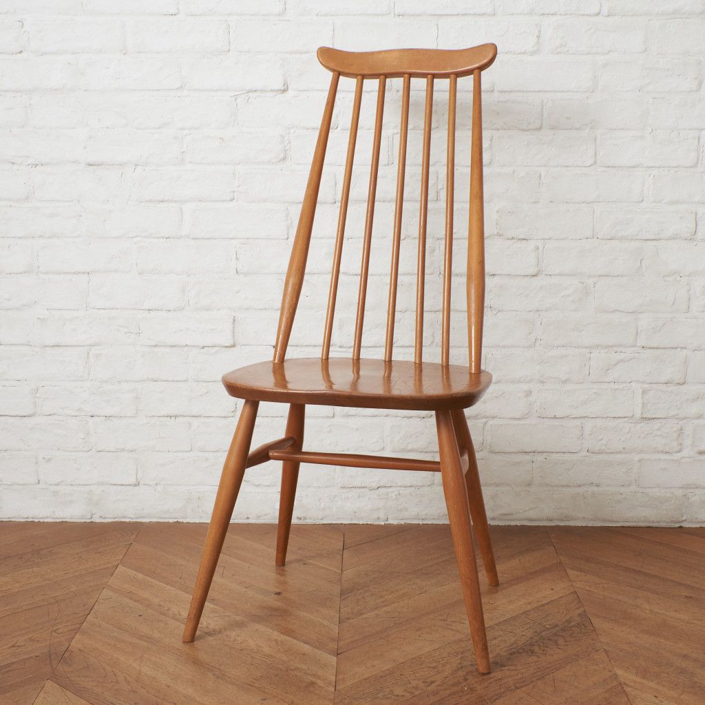 ERCOL ヴィンテージ ゴールドスミスチェア 英国 アーコール エルム ダイニングチェア ウィンザーチェア 木製 椅子 ビンテージ 87664|rocca rocca