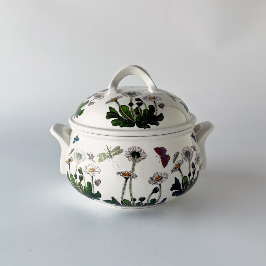 イギリス Portmeirion ボタニックガーデン スープ チュリーン ヴィンテージ 陶器 キャセロール ポートメリオン BOTANIC GARDEN 98158