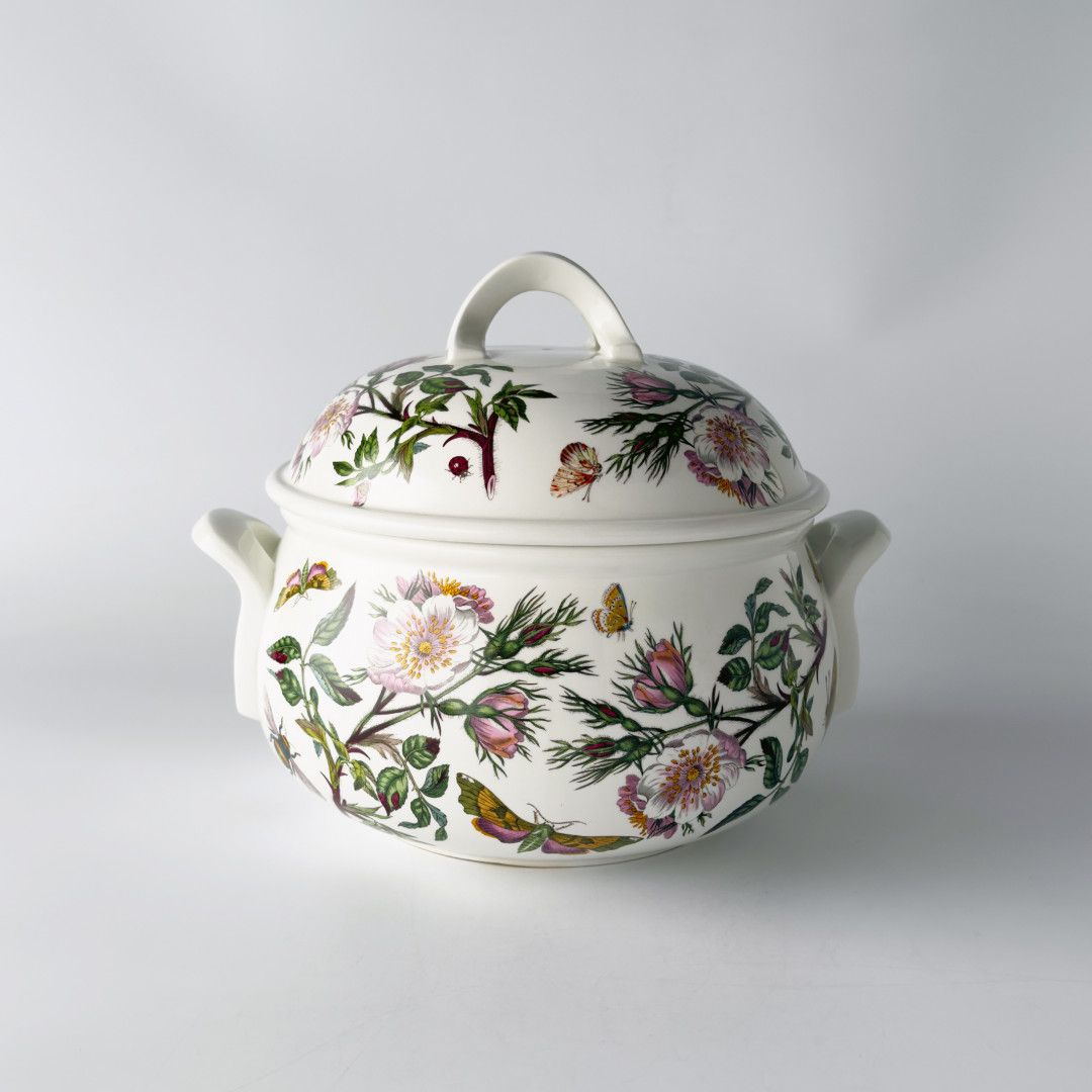 イギリス Portmeirion ボタニックガーデン スープ チュリーン ヴィンテージ 陶器 キャセロール ポートメリオン BOTANIC GARDEN 98159|rocca rocca