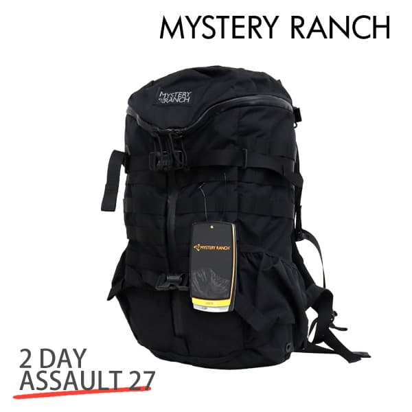 MYSTERY RANCH ミステリーランチ 2 DAY ASSAULT 27 2デイアサルト 27L BLACK ブラック バックパック デイパック『送料無料(一部地域除く)』|Rocco(ロッコ)