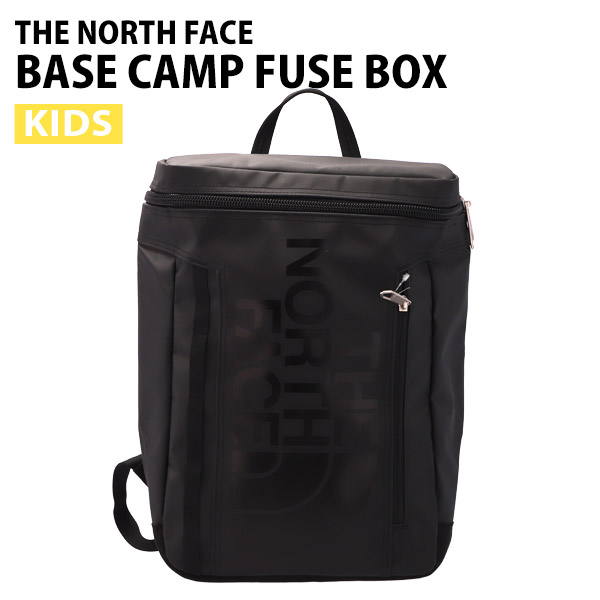 THE NORTH FACE ノースフェイス バックパック BASE CAMP FUSE BOX ベースキャンプ ヒューズボックス キッズ 21L ブラック デイパック『送料無料(一部地域除く)』