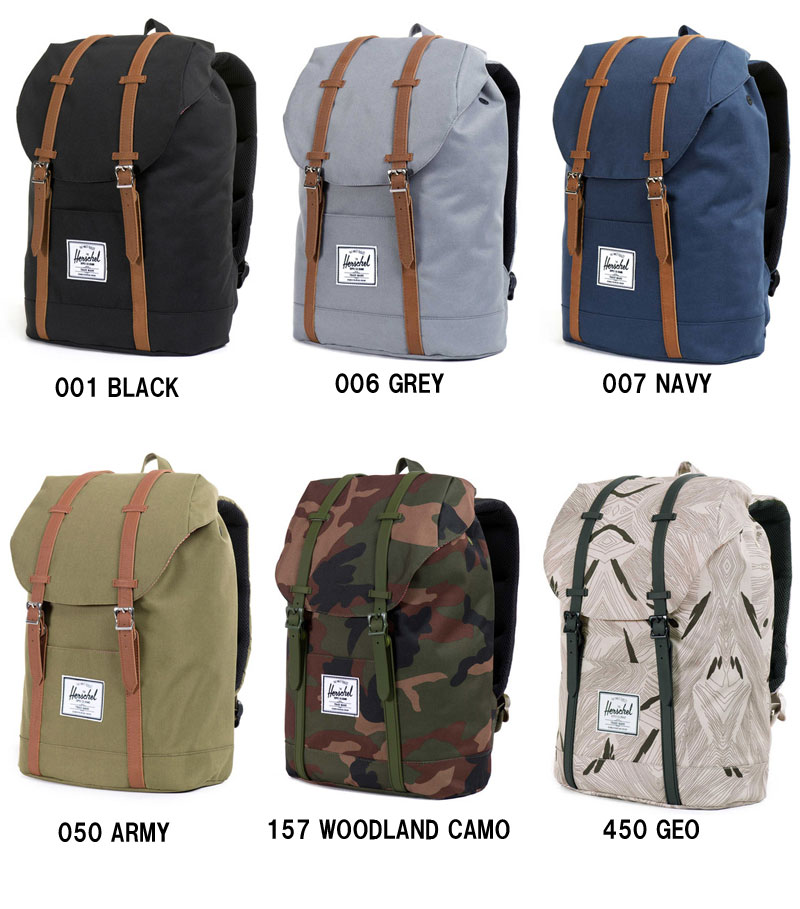 hershel backpack size