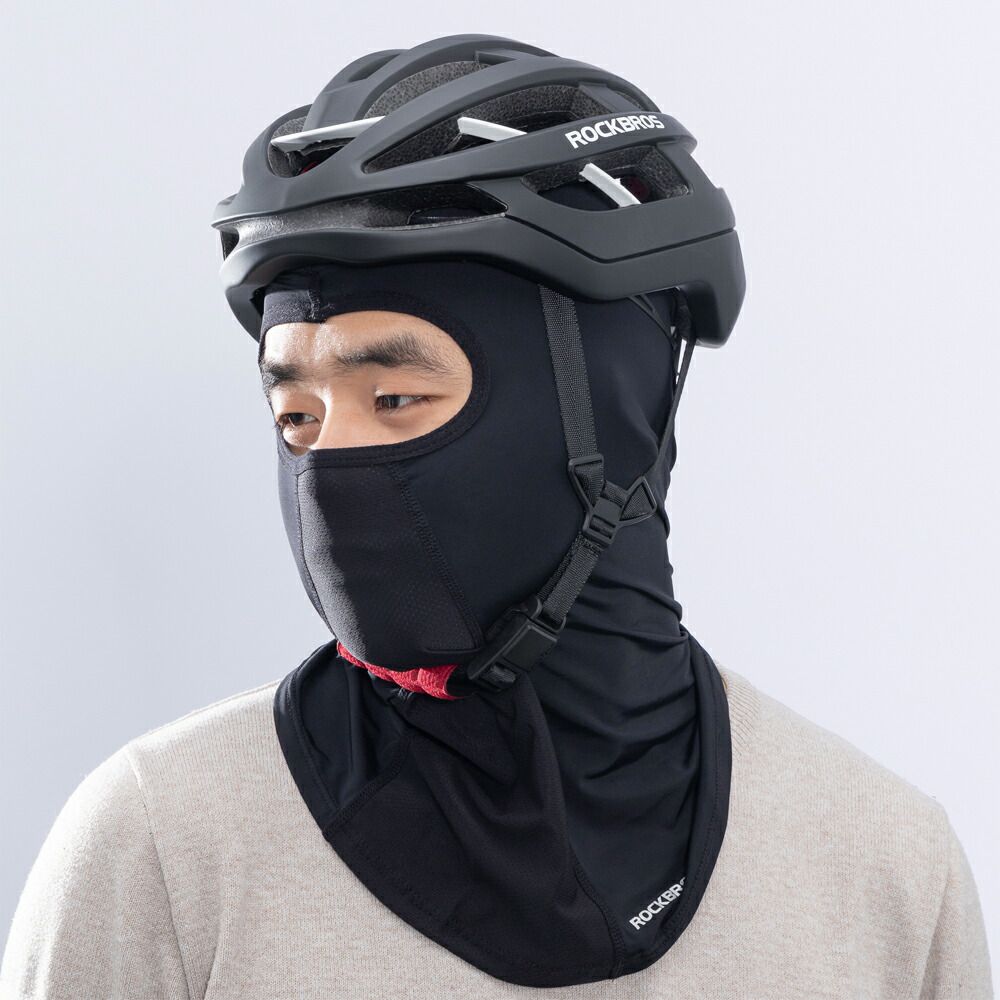 バラクラバ　フェイスマスク　灰色　サイクリング　スノボ　登山　日焼け止め　花粉症