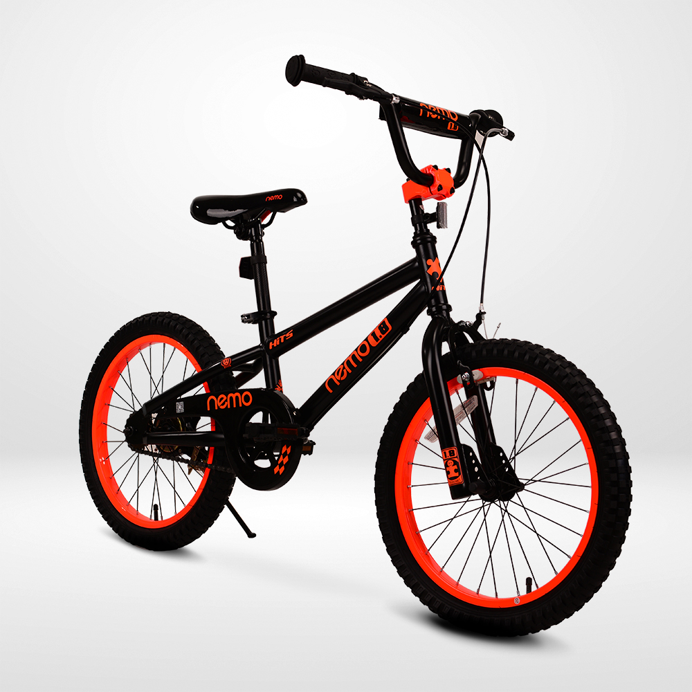 さくなって 幼児用自転車 子供用自転車 18インチ ジュニアBMX 組立必要品 ALTAGE アルテージ AKB-006 マットブラック  マットイエロー レッド ブルー 補助輪付き スタンド付き キッズ用 ジュニア用 18in スチー シートポス - shineray.com.br