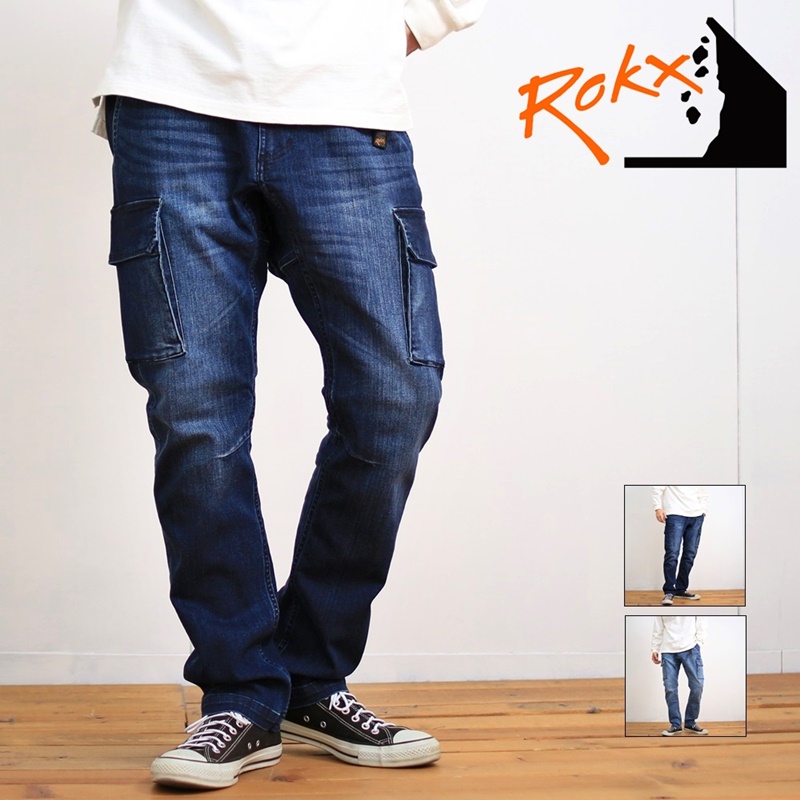 【楽天市場】Rokx ロックス DENIM CARGO PANT クライミング