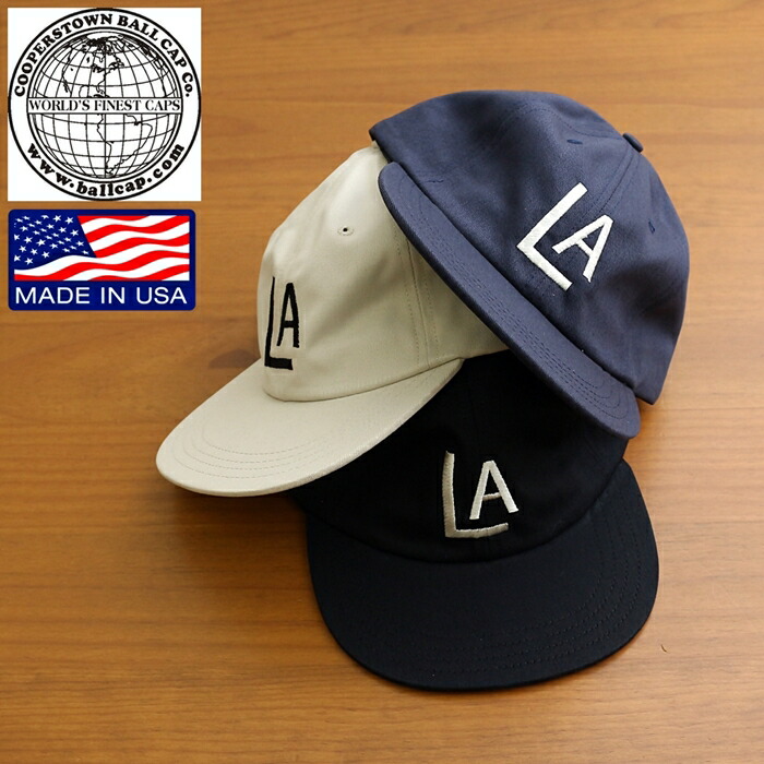 【完売品】LAロゴ cap cooperstown 楽天市場】クーパーズタウン キャップ COOPERSTOWN BALL CAP