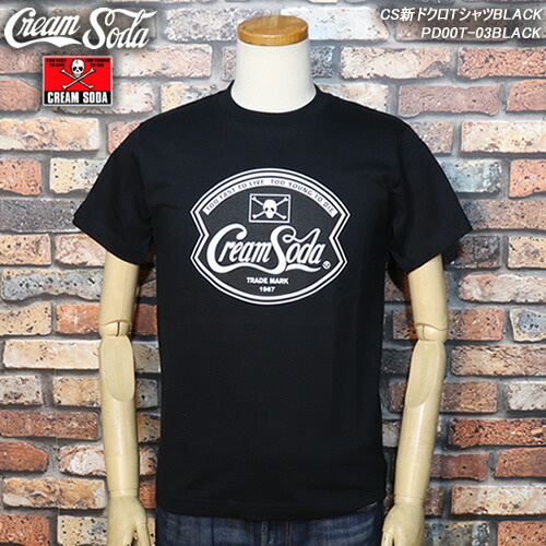 楽天市場】CREAM SODAクリームソーダ◇CS 角ドクロTシャツ◇◇BLACK◇ : CREAM SODA SHOP Garage PARADISE