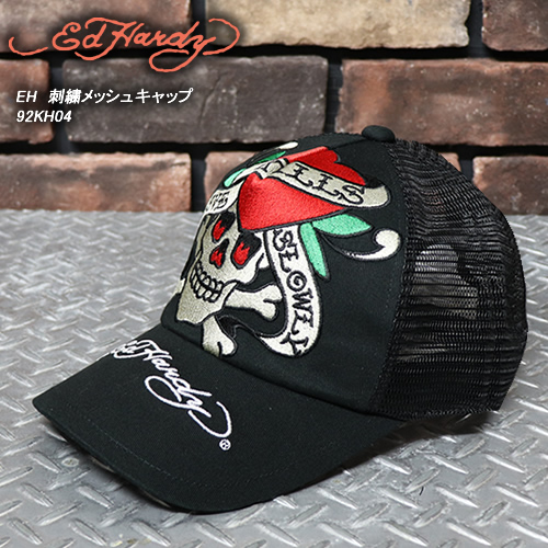 Rocknroll Ed Hardy Edo Hardie Eh Embroidery Mesh Cap 92kh04