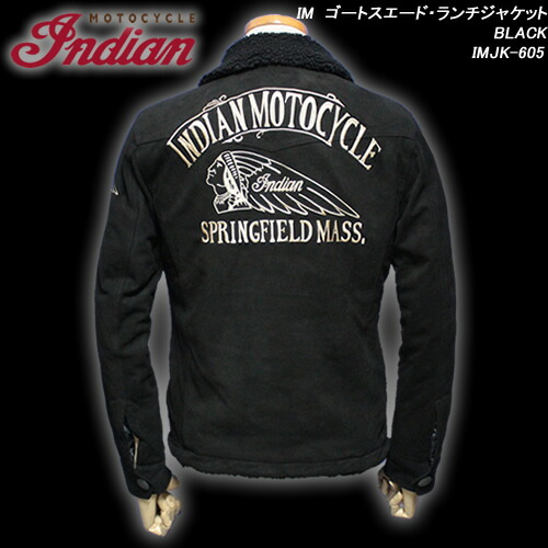 楽天市場】INDIAN MOTOCYCLEインディアン・モトサイクル◇IM メルトンスタジャン◇◇BLACK×BLACK◇IMJK-603 :  CREAM SODA SHOP Garage PARADISE