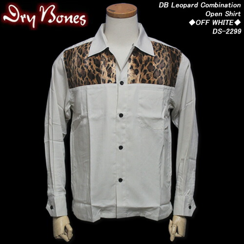 Dry Bones“THUNDERBIRD”Rayon Long Shirts Dry Bones/“THUNDERBIRD”Rayon Long Sleeve Shirts(GRAY