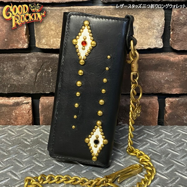 【エッジィな華やかさ】Christian Louboutin レザーウォレット Panettone wallet レッド カーフレザー - Accessories - Men