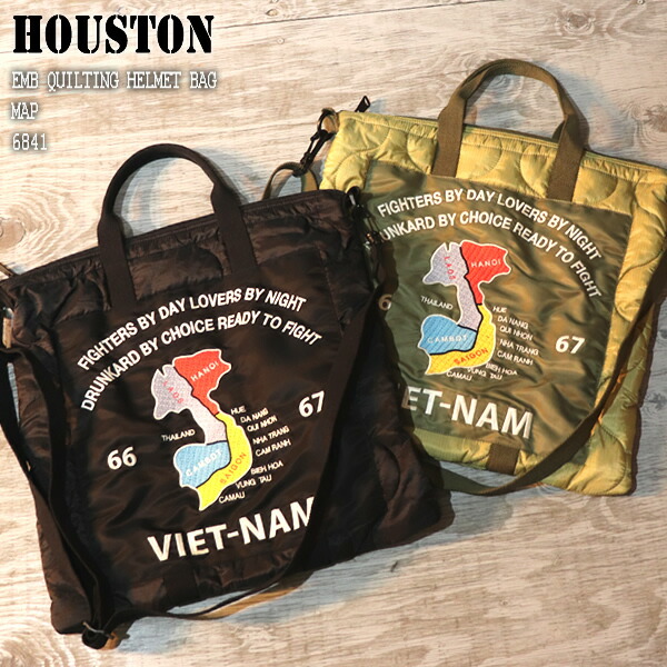 楽天市場】HOUSTON ヒューストン EMB QUILTING EFECT BAG JAPAN