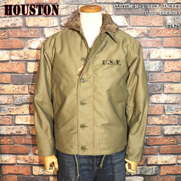 楽天市場】N-1 デッキJKT HOUSTON ヒューストン 40th N-1 TYPE3 デッキ