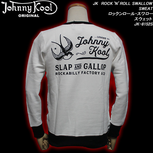 【楽天市場】JOHNNY KOOLジョニークール JK ROCK'N'ROLL SWALLOW SWEAT ロックンロール・スワロー