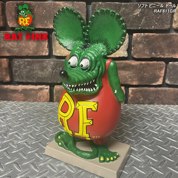 楽天市場】RAT FINK ラットフィンク NODDING DOLL PINK LARGE ナ