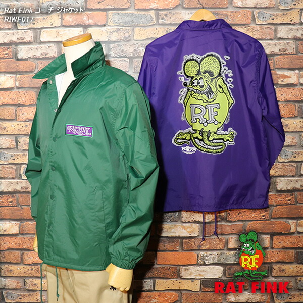 RAT FINK ラットフィンク コーチ職 上衣 RIWF017 MOONEYES ムーンアイズ