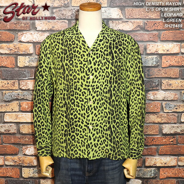 クリームソーダレオパード柄 長袖シャツ L Amazon.co.jp: CREAM SODA ヒョウ柄切り替えし シャツ『 RED