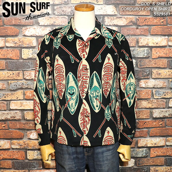 SUN SURF サンサーフ GOD’S SHIELD ゴッド・シールド CORDUROY OPEN SHIRT コーデュロイオープンシャツ SS29581