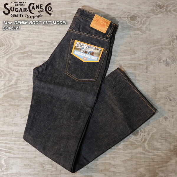 SUGAR CANE シュガーケーン 14oz. DENIM BOOT CUT MODEL ブーツカットモデル SC42321 バイカー ライダース ウェスタンファッション ｜CREAM SODA SHOP Garage PARADISE