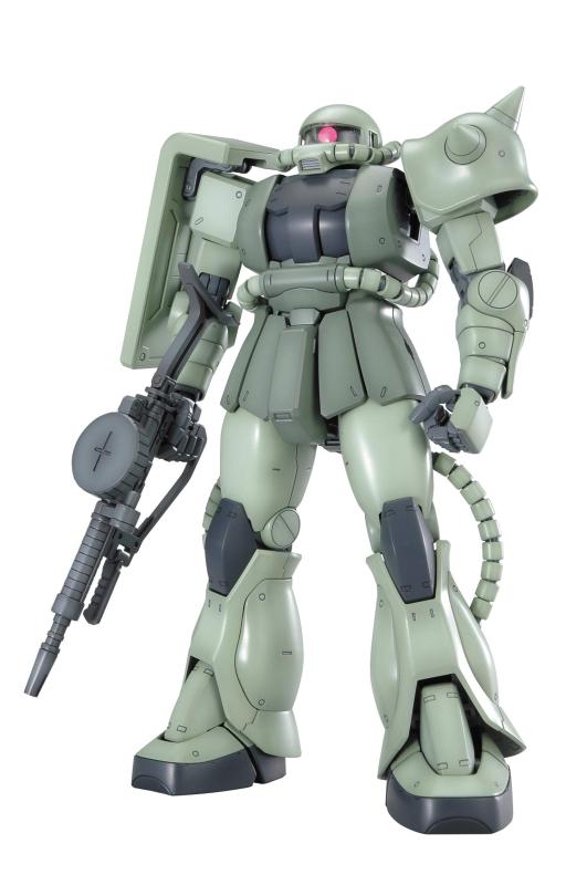 MG 機動戦士ガンダム MS-06J 量産型ザクVer.2.0 1/100スケール 色分け済みプラモデル｜ロックオンショップ